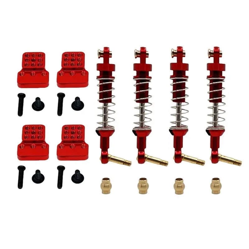 

AS96-RC Автомобильные обновленные амортизаторы и кронштейны амортизатора, комплект для WPL 1/16 C44 C34 FJ45, радиоуправляемые автомобильные аксессуары