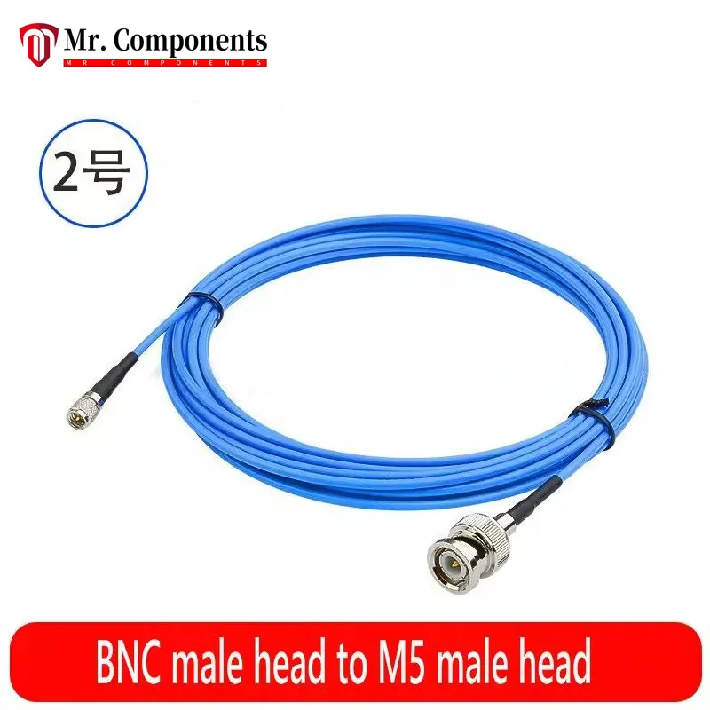 1PCS RG316 wire BNC/M5-JJ probe wire microdot accelerometer anti vibration 10-32UNF signal wire Q9/L5 New In stock