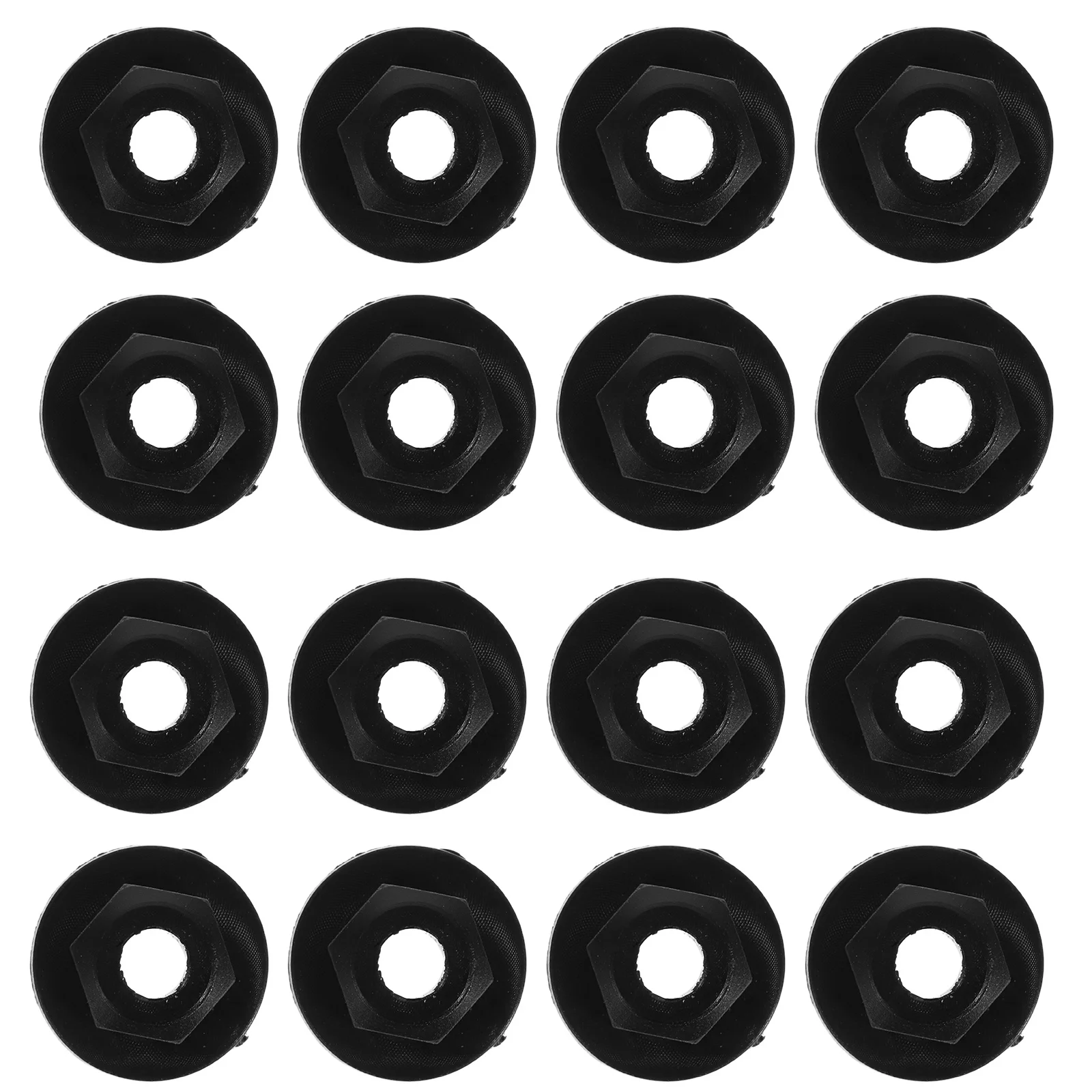 

200Pcs Car Retainer Fastener Clips High Temperature Resistant Plastic Automotive Flange Nut Clips Quick Installation Vehicle