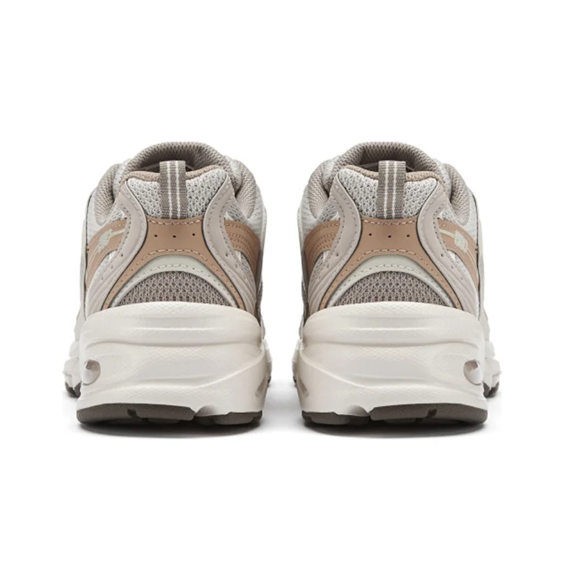 نيو بالانس NB 530 مع جلد حروف، مقدمة دائرية، قصة منخفضة، حذاء جري كاجوال، للجنسين، رمادي فاتح. #5