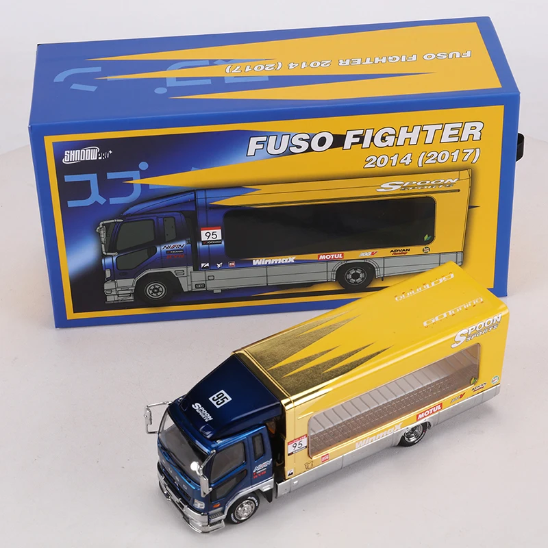 

SHADOW 1:64 FUSO FIGHTER 2014(2017) SPOON Alloy Model Car