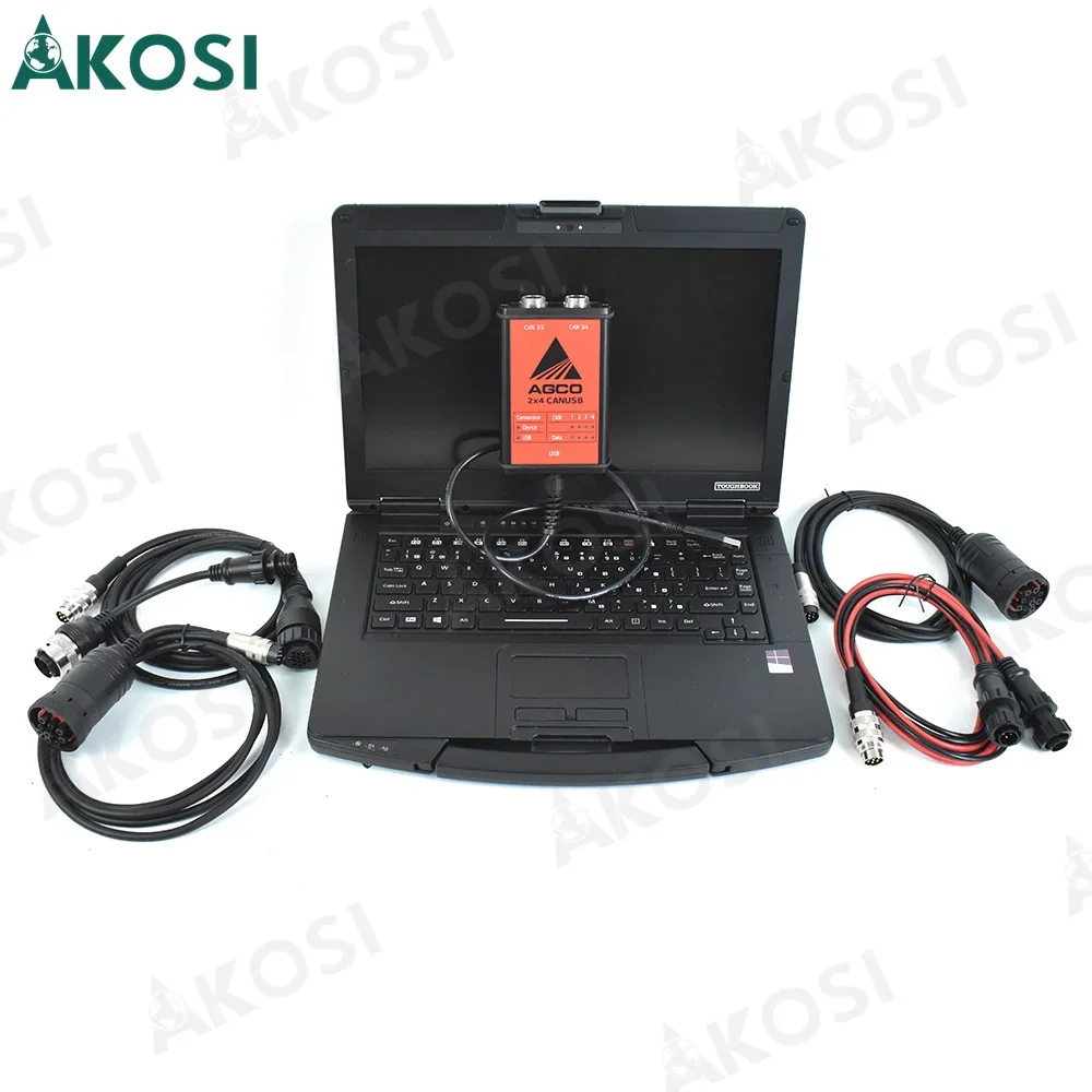 CF54 Laptop+For AGCO CANUSB EDT Interface OEM For Massey Ferguson Fendt AGCO Tractor for AGCO EDT Electronic Diagnostic Tool