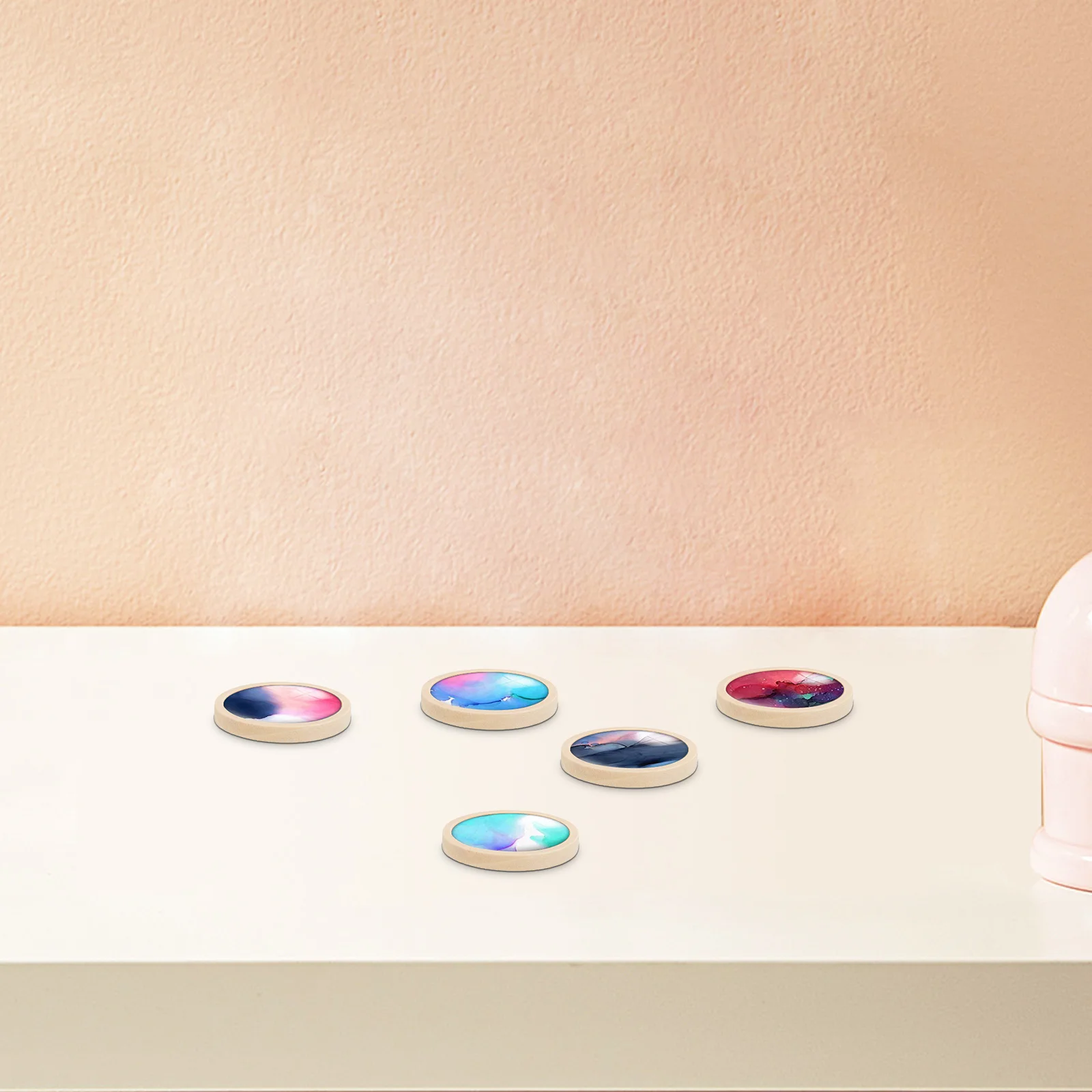 

50Pcs Vintage Wood Pendant Bezel Trays DIY Jewelry Making Supplies for Custom Necklace Bracelet Earrings Photo Resin Charms