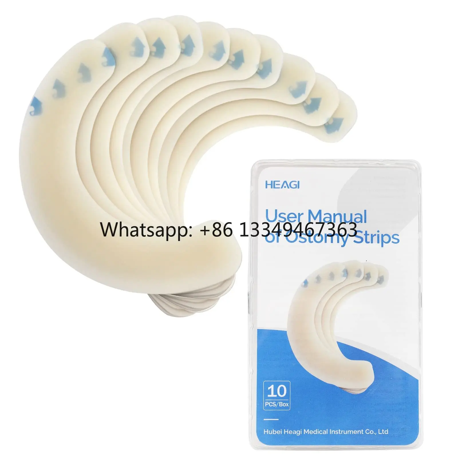 

wholesale Elastic Ostomy Barrier Strips Medical Grade Hydrocolloid Leak Adhesive Ostomy Barrier Tape for Colostomy Stoma Bags in