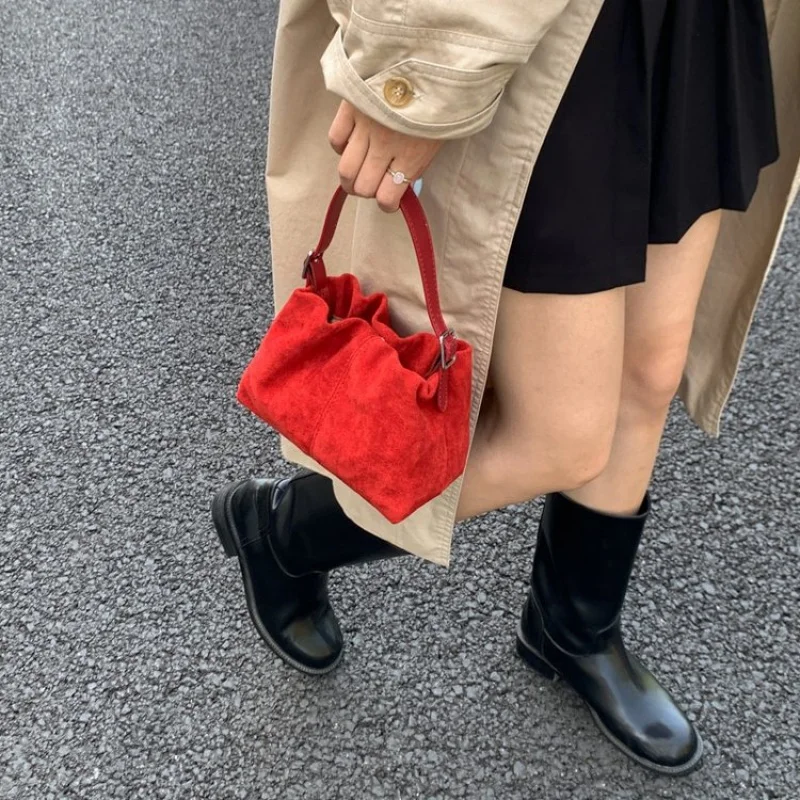 Известный дизайнер Элегантная сумка через плечо Кожаная женская сумка Элитный бренд Классическая парижская элегантная пригородная сумка с отделкой ​