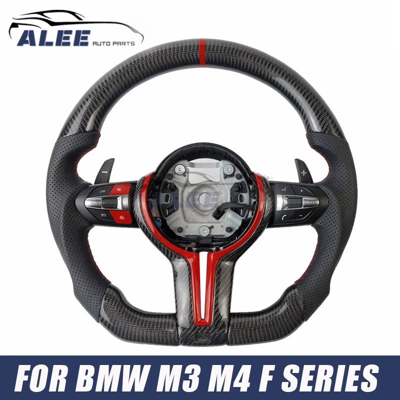 

Carbon Fiber Sport Steering Wheel for BMW M2 M3 M4 M5 F10 F20 F22 F30 F32 F36 F40 F82 F90 E70 E82 E89 E90 E91 Car Accessories