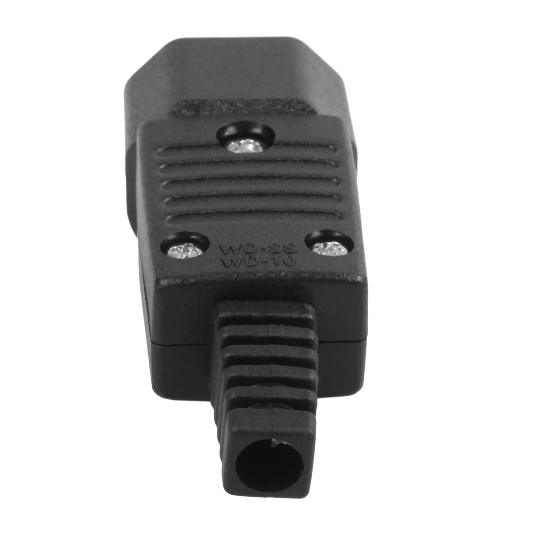 FEDI-10X Black IEC-320 C14 Male Plug AC Power Inlet Socket Connector 250V 10A