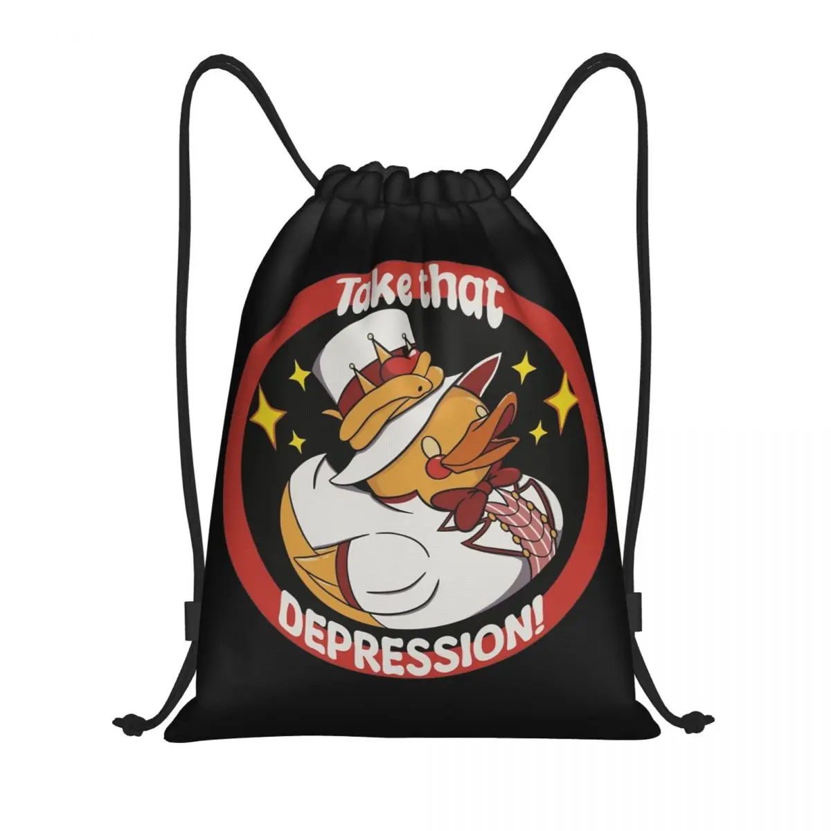 

Hazbins Hotels Take That Depression Рюкзак на шнурке Спортивная спортивная сумка Рюкзак на шнурке для бега