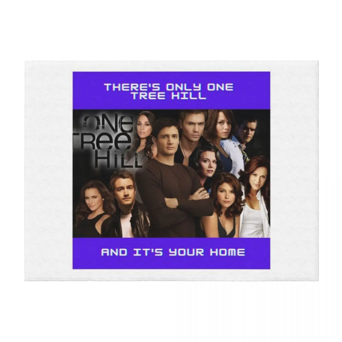 

There's Only One Tree Hill Sticker Throw Blanket valentine gift ideas blankets and throws Luxury Brand Blankets