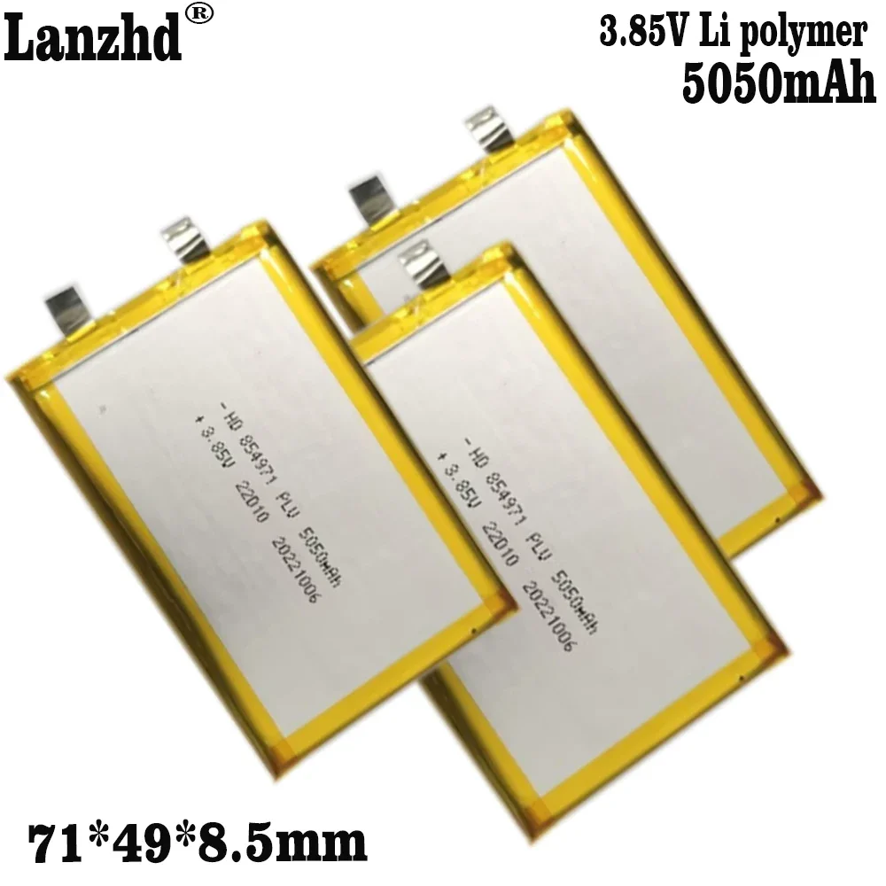 Li Polymer Battery 3.8V Lithium Battery 854971 5050MAH Game Machine MP3 MP4 MP5 Lithium Battery GPS Navigator