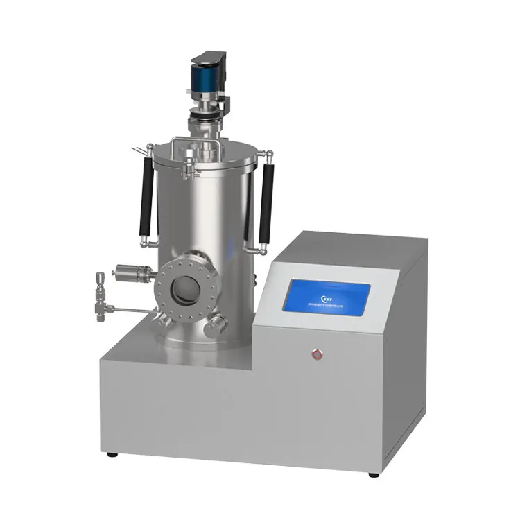 Laboratory scale vacuum thermal evaporation system with rotating sample stand for sample prepare for SEM and TEM measurement