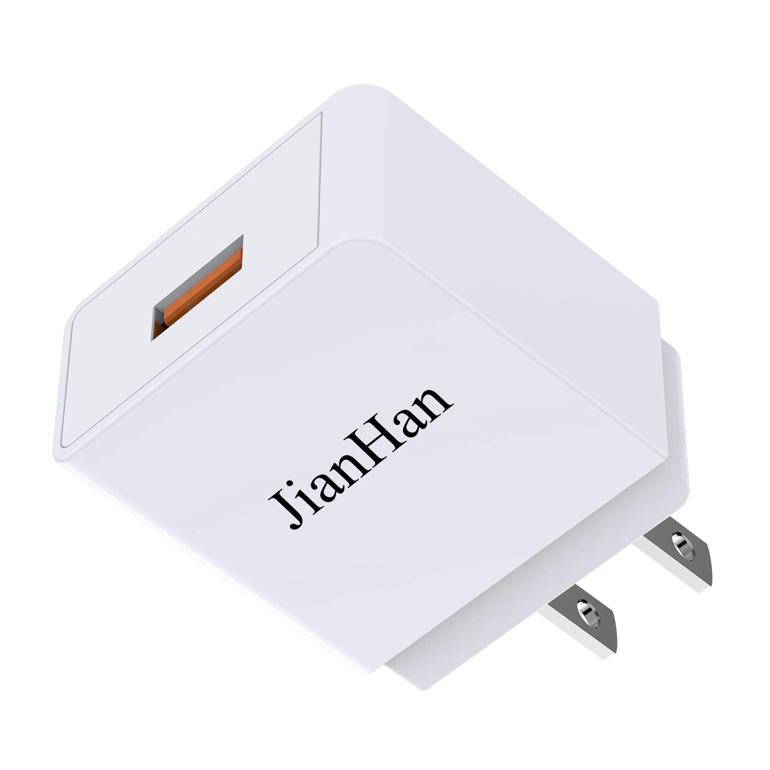 JianHan USB Charger 18W Quick Charge 3.0 US EU UK Plug Fast Charging Mobile Phone Charger Wall Adapter for iPhone Samsung Xiaomi