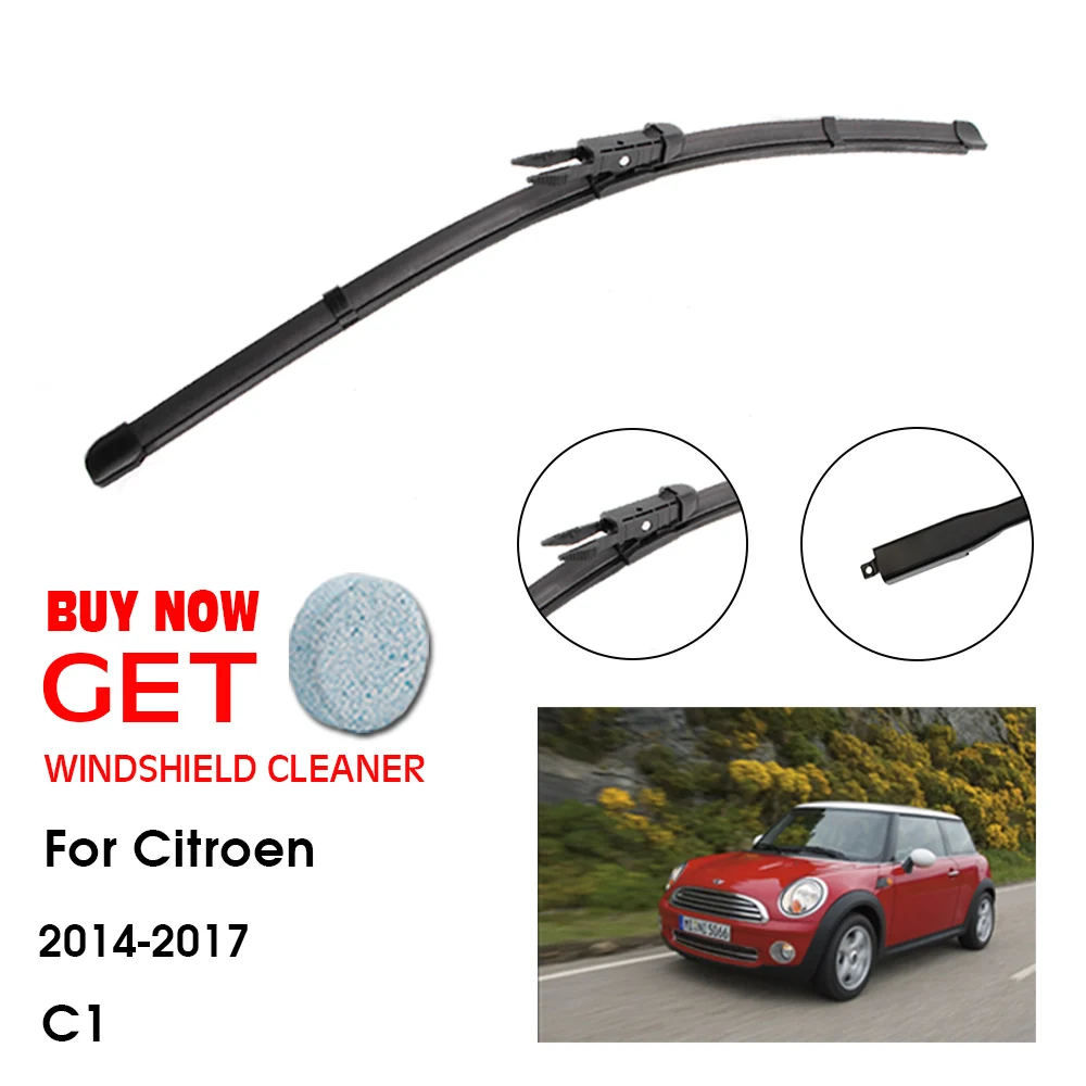 

Car Wiper Blade For Citroen C1 26"Single 2014-2017 Front Window Washer Windscreen Windshield Wipers Blades Accessories