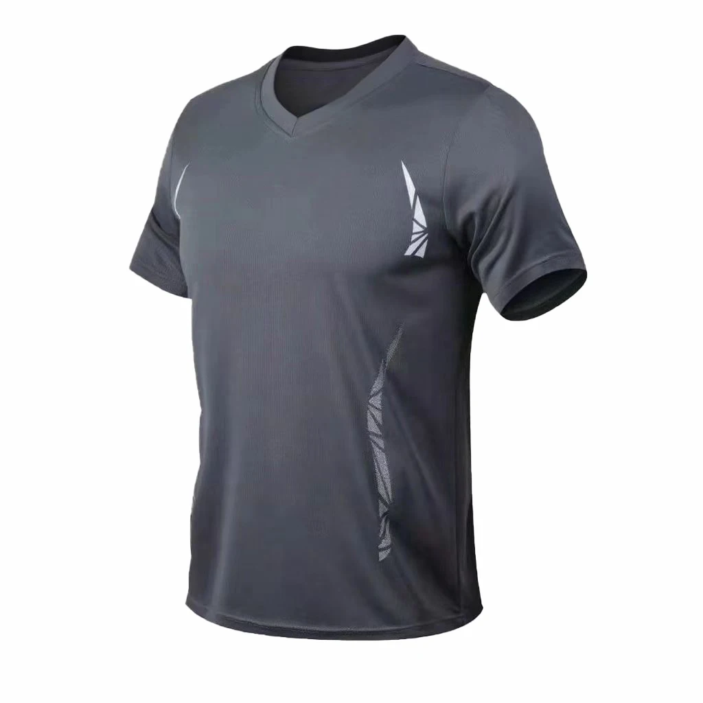 Fitness Running T Shirt Men Quick Dry Running Shirt Compression Sport Shirt Male Gym Workout Sport Short Sleeve Summer T-shirt