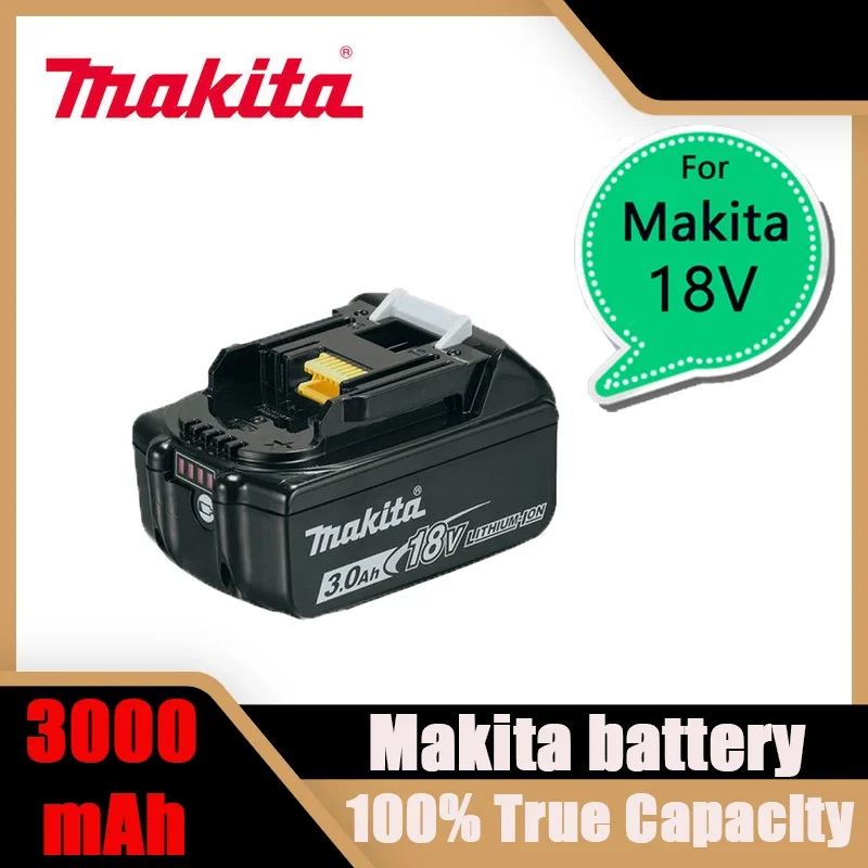 

Makita Original 18V Makita 6000mAh Lithium ion Rechargeable Battery 18v drill Replacement Batteries BL1860 BL1830 BL1850 BL1860B