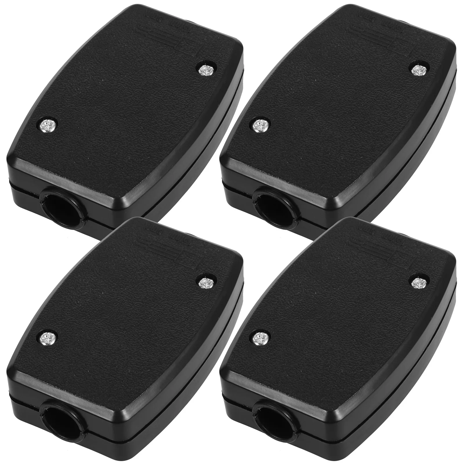 

4Pcs Terminal Junction Box Plastic Durable Electrical Box Connector for DIY Electronic Projects Cable Connector