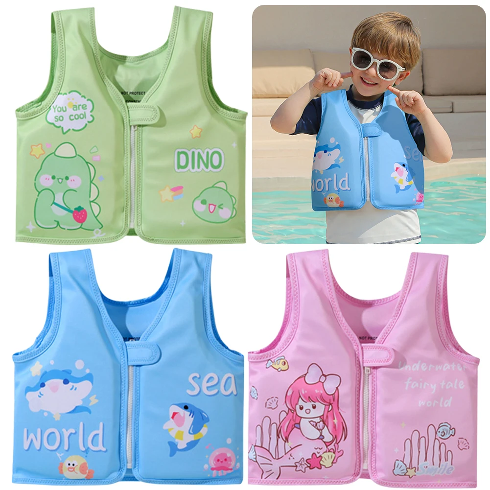 

3D Child Bathing Swimming Life Float Cartoon Animal Kids Buoyancy Floating Vest Baby Swimwear Swimming Pool Accessories