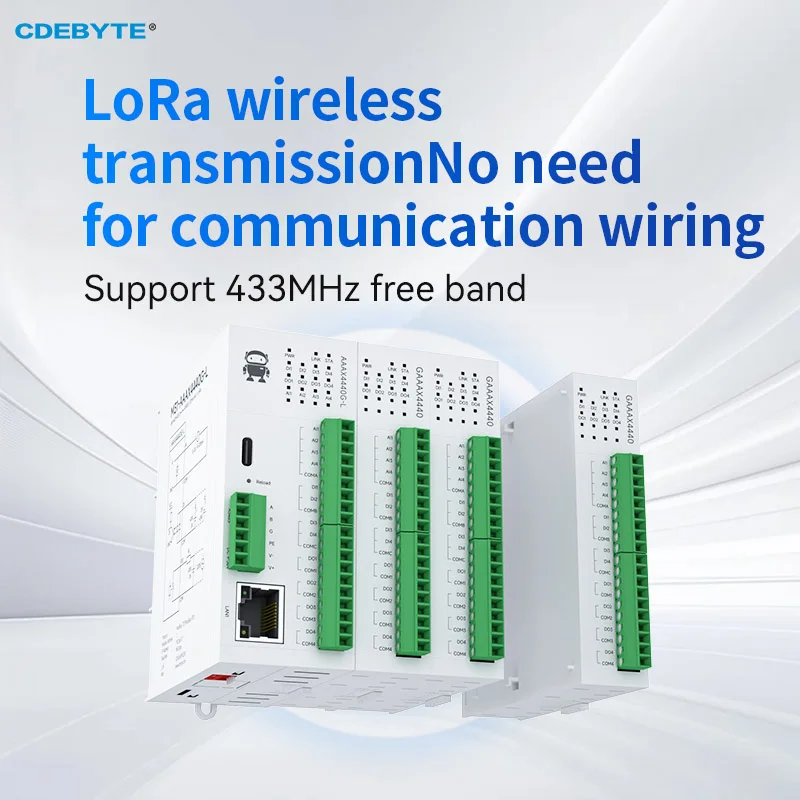 Lora 8ai rs485アナログスイッチ取得、リモートioモジュール、高速拡張、dc9、36v、cdebyte、M31-XAXX0800G-Lホスト