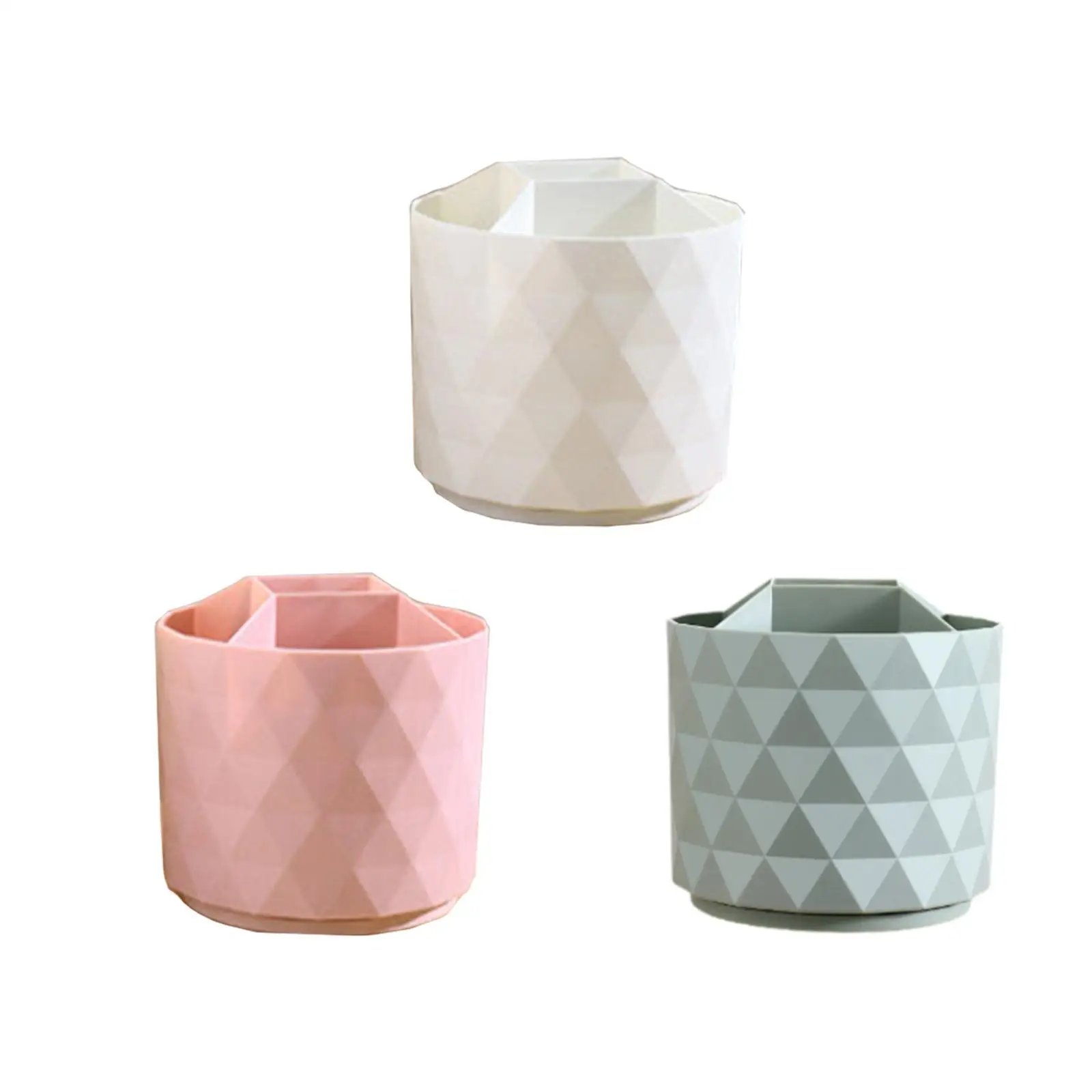 360 الدورية فرشاة للمكياج حامل حامل قلم مكتب صندوق تخزين فرشاة للمكياج حامل لمكتب النوم مكافحة الحمام خلع الملابس الجدول #3