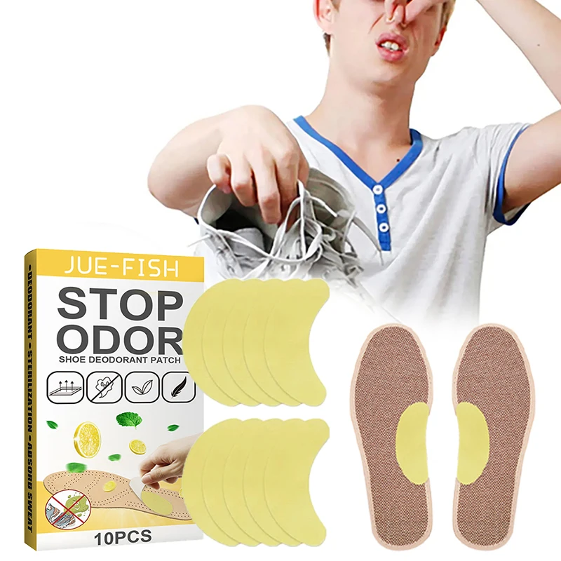 

Shoes Deodorant Paste Shoe Odor Patch Foot Odor Removal Deodorizer Footwear Stink Antibacterial Lemon Fresh Insole Sticker