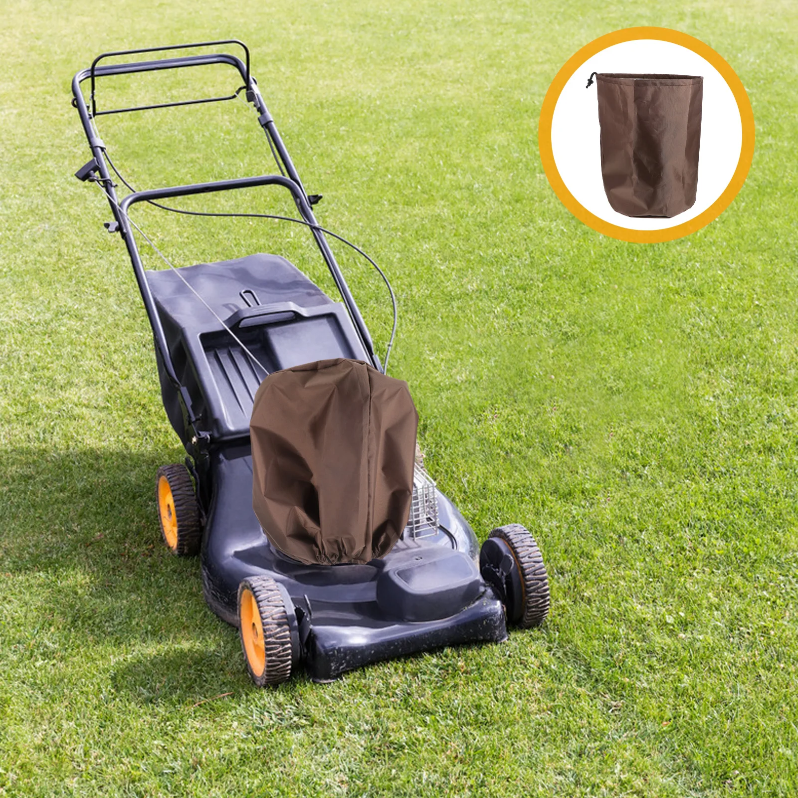

Universal Lawn Mower Engine Cover Dustproof Sunshade Shield Uv Resistant Durable Waterproof Cap For Garden Tractor