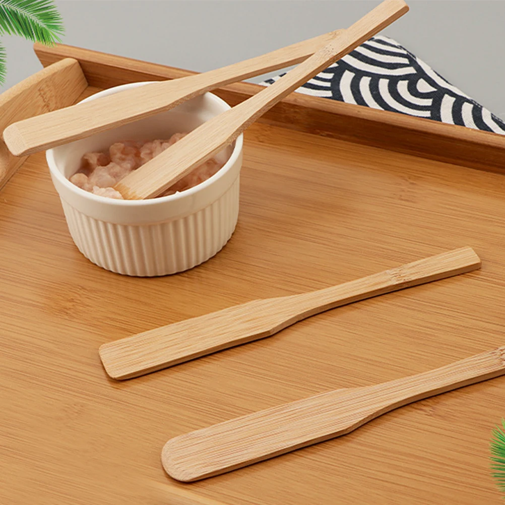 

12 Pcs Bamboo Filling Spoons Dumpling Making Tools Wonton Stirring Kitchen Practical Storage Easy Maintain Long Use