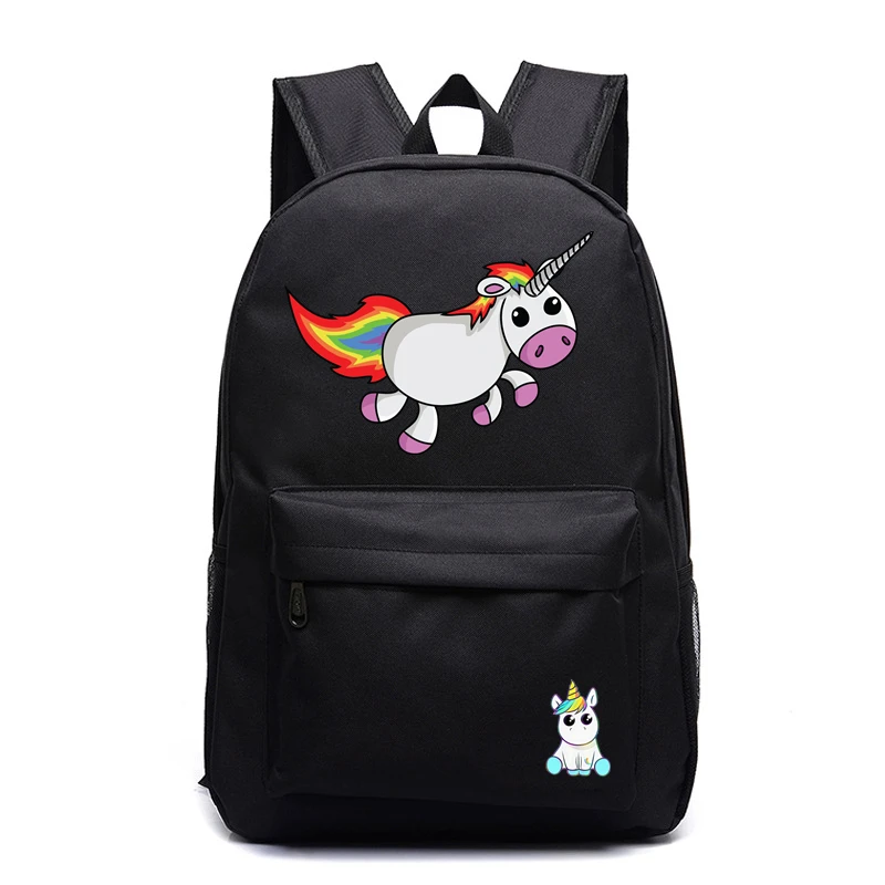 

Unicorn School Bag for Girls Boys Print Cartoon Kawaii Bookbag Back Pack Anime Fashion Backpack Students Bags Kids