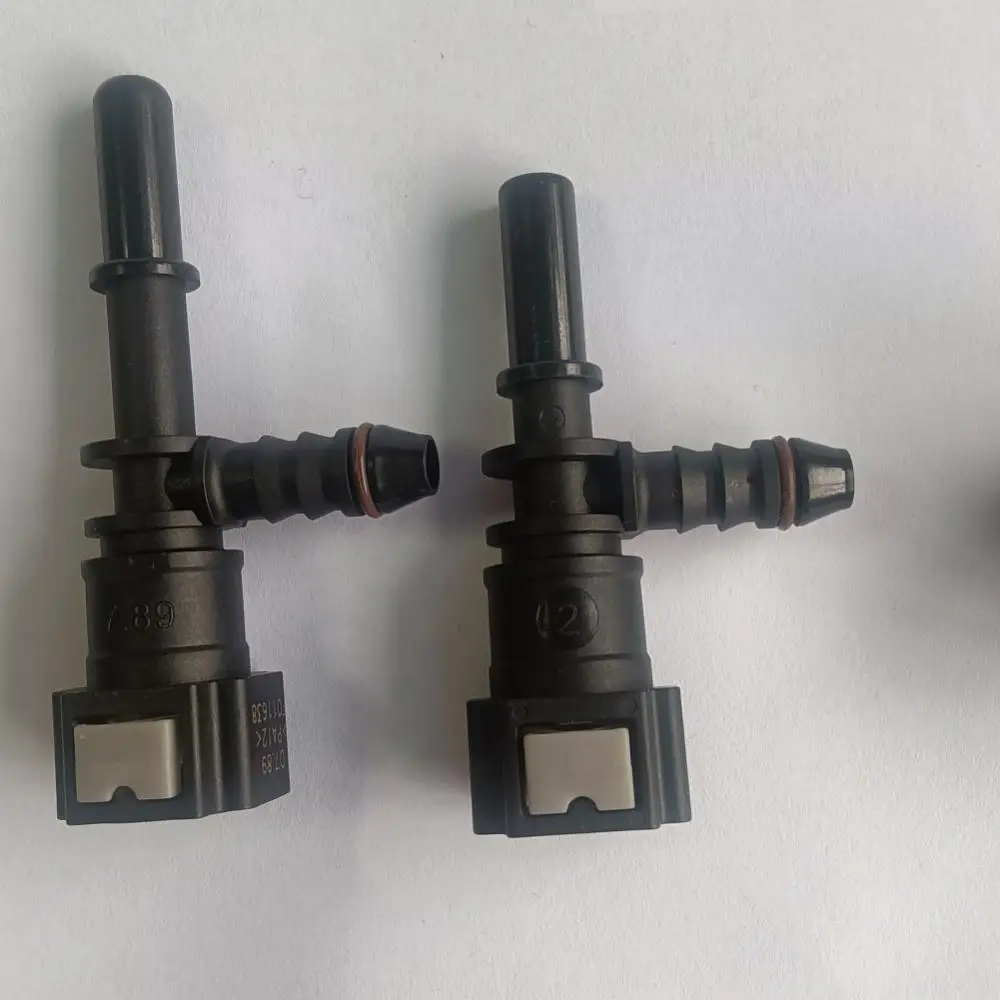 Acoplador de manguera de combustible para coche, Conector de conexión de liberación rápida, nailon, 7,89-ID6/11,80-id10/9,89-ID6, accesorios para coche