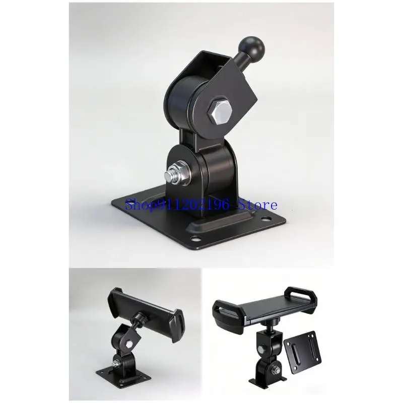 P82A Rotating Tablet Phone Stand Durability Metal and Plastic Holder Space Saving