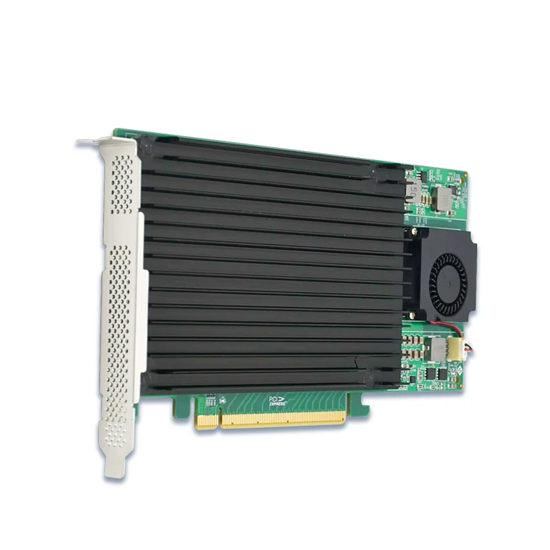 Imagem -04 - Cartão Adaptador Quad M.2 Nvme Ssd Pcie X16 Plx 8747 Pci Express 3.0x16 Mudar para Portas M.2 Stc Pe31624i
