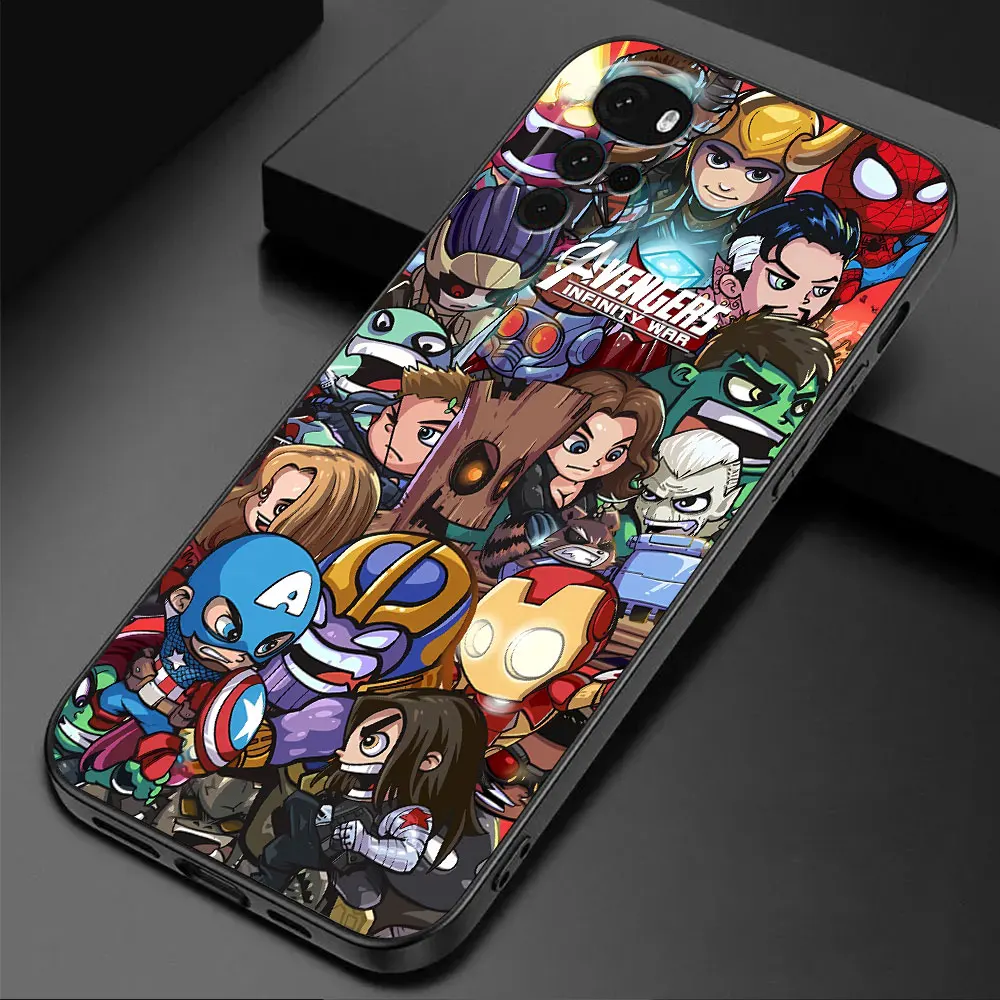 Case for Motorola Moto G51 5G G50 4G G22 G9 Play G53 G73 G60S G31 G30 G52 G60 G71 G72 G32 Marvel cartoon The Avengers Cover image 5