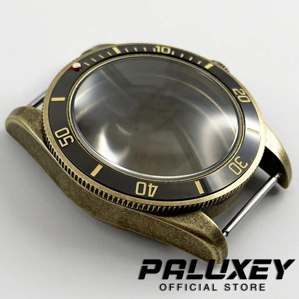 Funda impermeable para reloj, cristal de zafiro con cúpula Retro, corona de tornillo, 39MM, 200m, BB58, NH34, NH35, NH36, NH38, NH70, ETA2824, PT5000