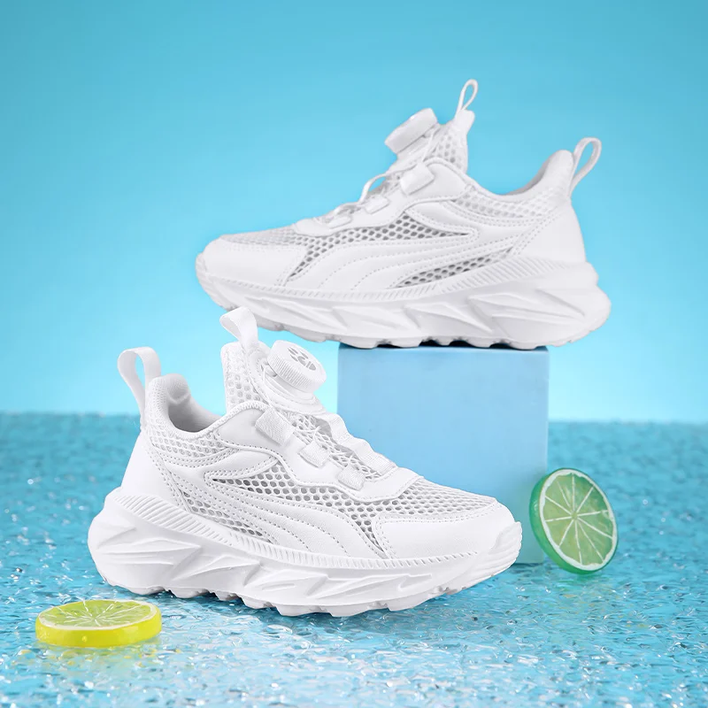 

Children's White Sports Shoes Breathable EVA Sole Summer Dance Shoes for Boys and Girls Small and Medium Size