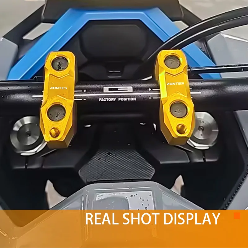 

For Zontes 368g 501g Motorcycle Modified 368G Handlebar Clamp Expansion Function Handlebar Fixing Cover Handlebar Accessories