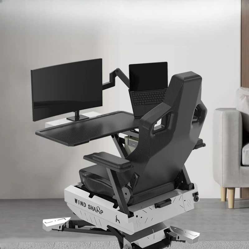 Multifunctional lazy computer chair sedentary game notebook office cockpit home seat