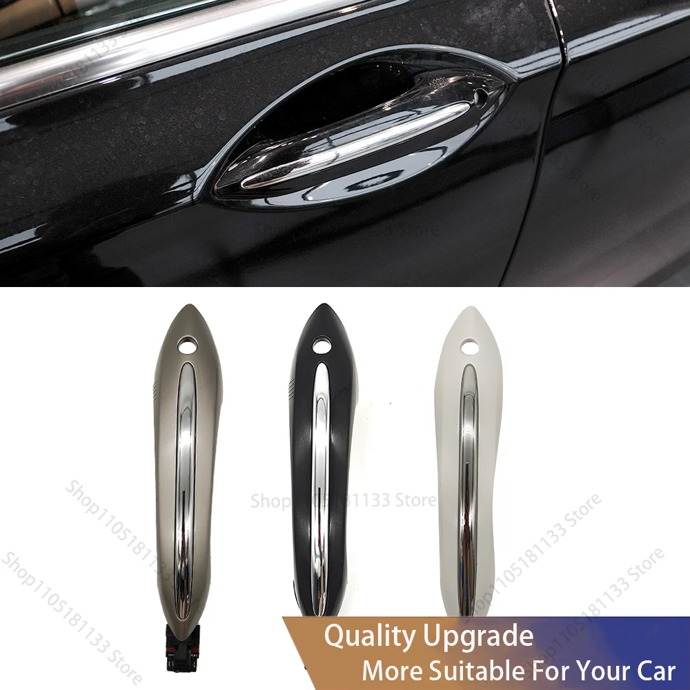 For BMW F10 F11 F06 F07 F02  Black Exterior Comfort Access Door Handle For BMW 5 6 7 series 520 528 535 GT 630 740 51217231931