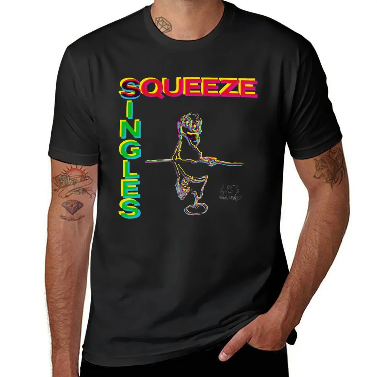 Squeeze band T-Shirt graphics hippie clothes cute clothes men t shirt