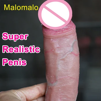 Super réaliste doux gros gode pas cher petit pénis Silicone ventouse vibrateur bite Anal jouets sexuels hommes femmes Gay sangle sur coq