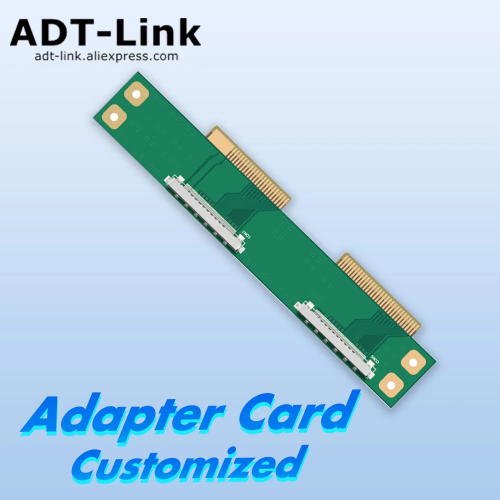 

PCIe Master Slave 15.5x24mm Adapter Card Pc Accessories Expansion Conversion Computer Equipment High-speed Transmission