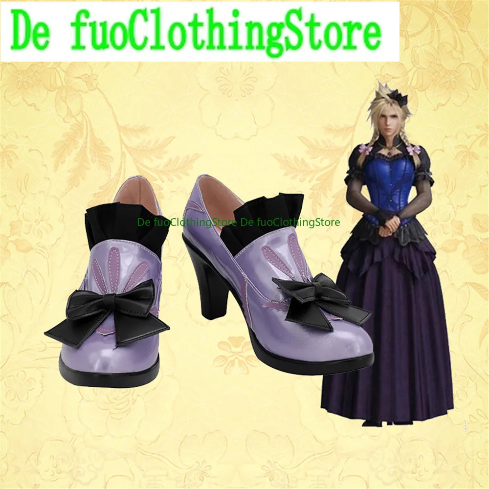 DefuoFinal Fantasy FFVII Cloud Strife Cosplay Shoes Boots Game Christmas Anime Game Role-playing Halloween Party Props Shoes
