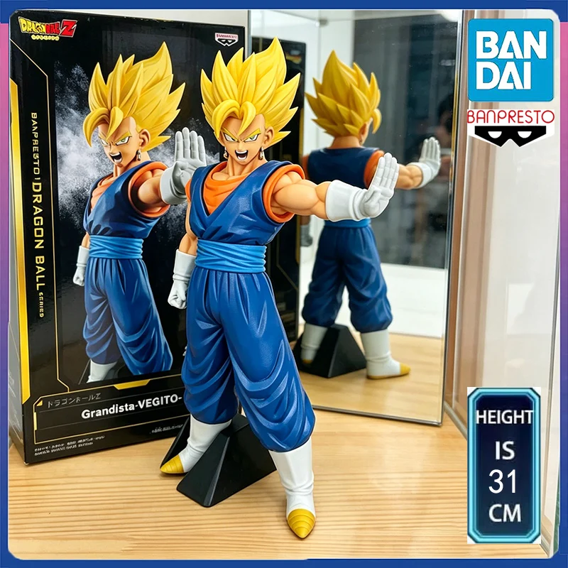 In Stock BANPRESTO DRAGON BALL Z Grandista Vegetto PVC 31CM Anime Action Figures Model Collection Toy