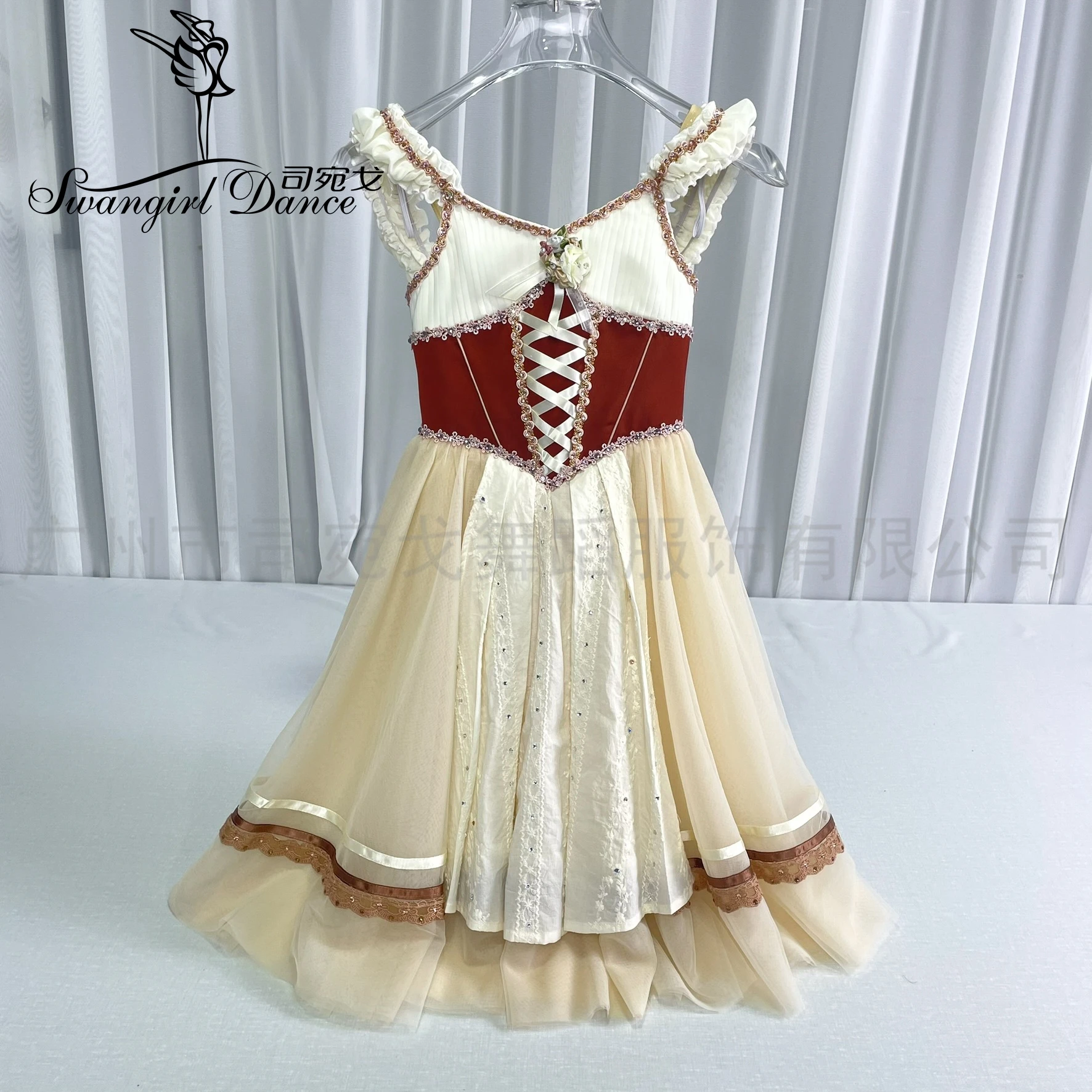 

Napoleon variation solo dance professional custom ballet performance costume WG2539