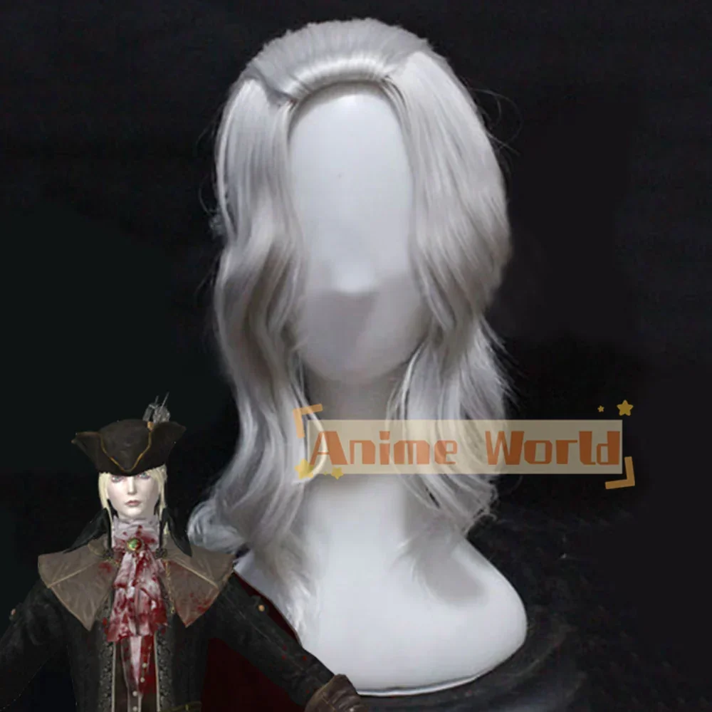

Lady Maria Of The Astral Clocktower Silver Cosplay Wig Halloween Wigs