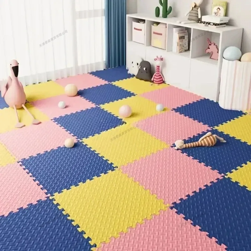 16 шт. детский игровой коврик для детей, мягкий нескользящий водонепроницаемый коврик из пенопласта EVA, многоразовый и моющийся детский коврик для спальни, гостиной