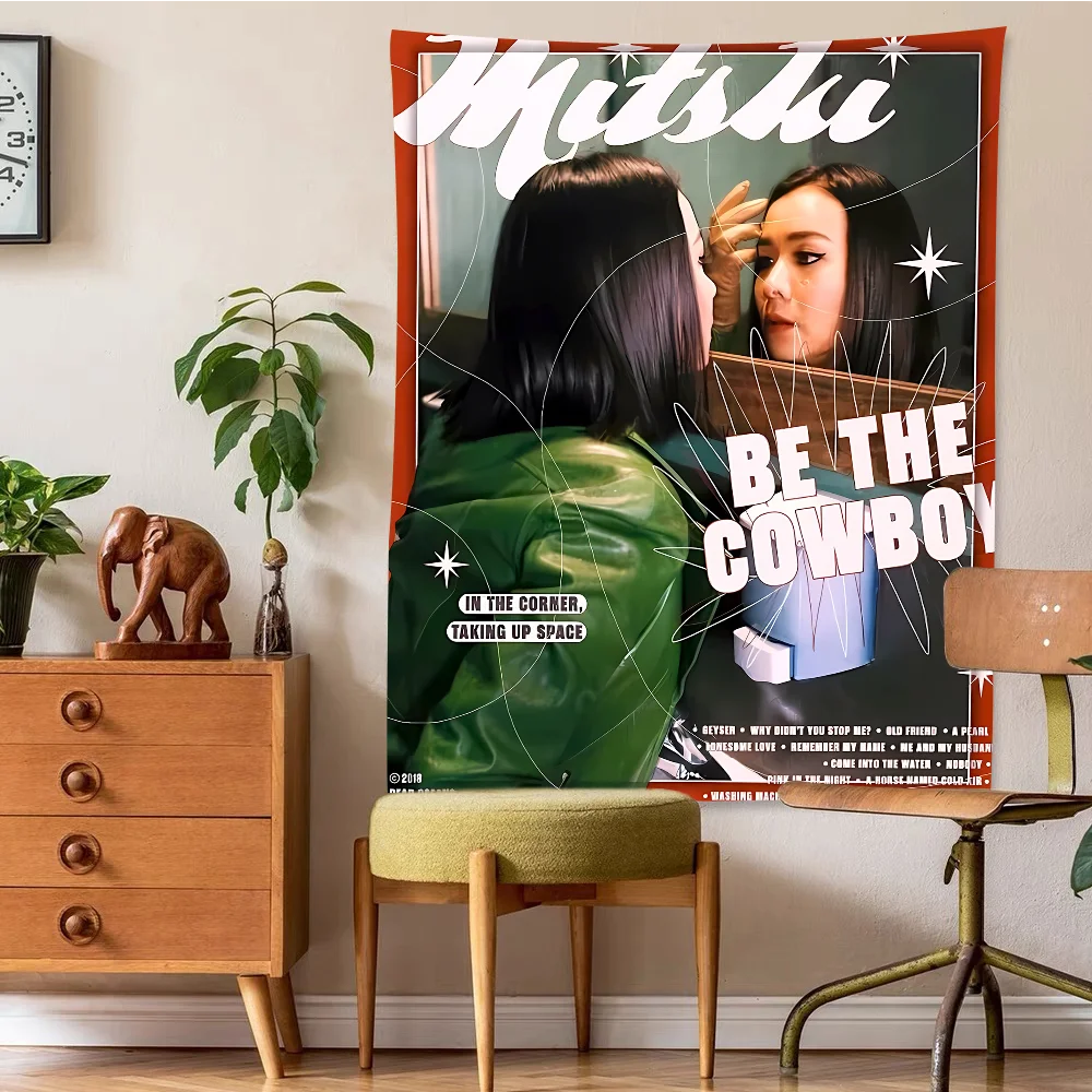 Cantor mitski fotografia pano de fundo para meninas chá de bebê festa de aniversário decoração mesa de fadas crianças sobremesa banner fornecimento