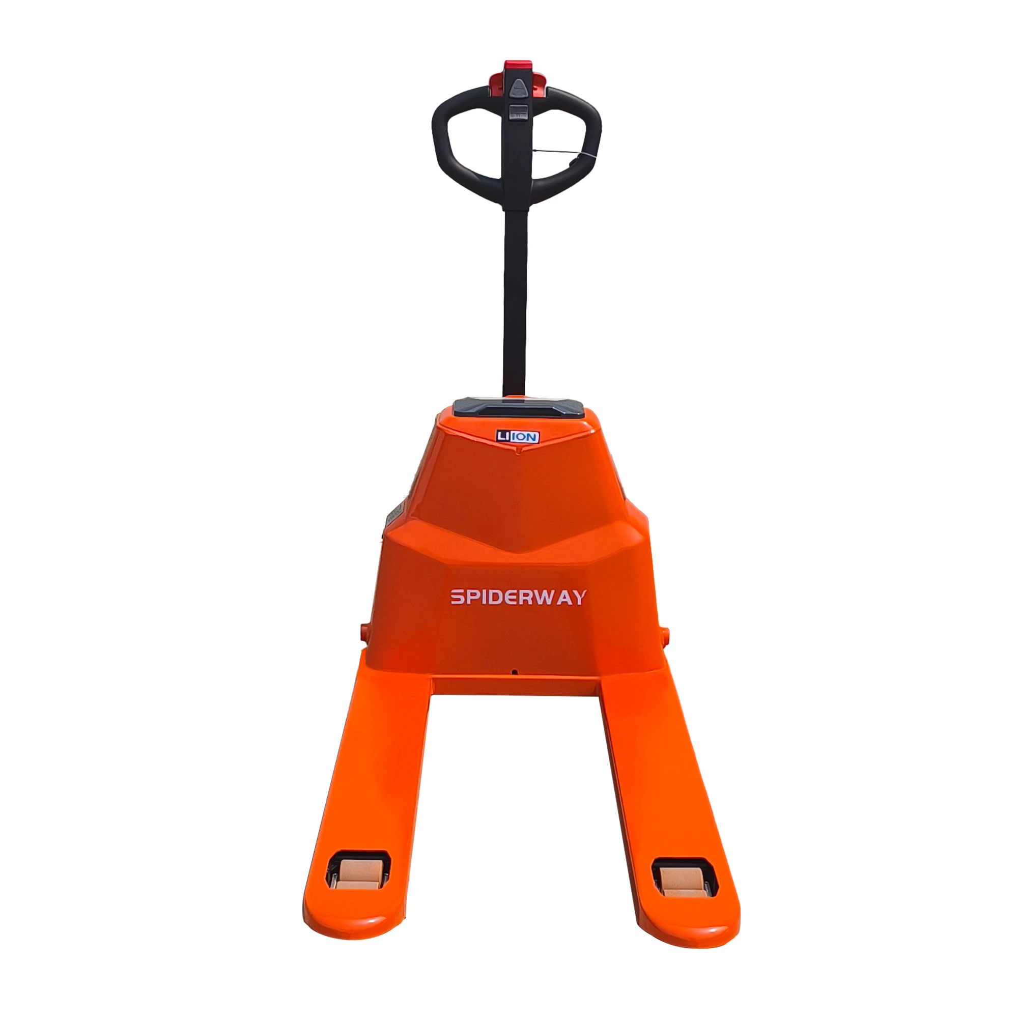 รถยกพาเลทไฟฟ้าแบตเตอรี่ลิเธียม รับน้ำหนัก 4400 ปอนด์ ความยาวงา 48 นิ้ว x 27 นิ้ว ใช้ในคลังสินค้าภายในอาคารและการขนย้าย