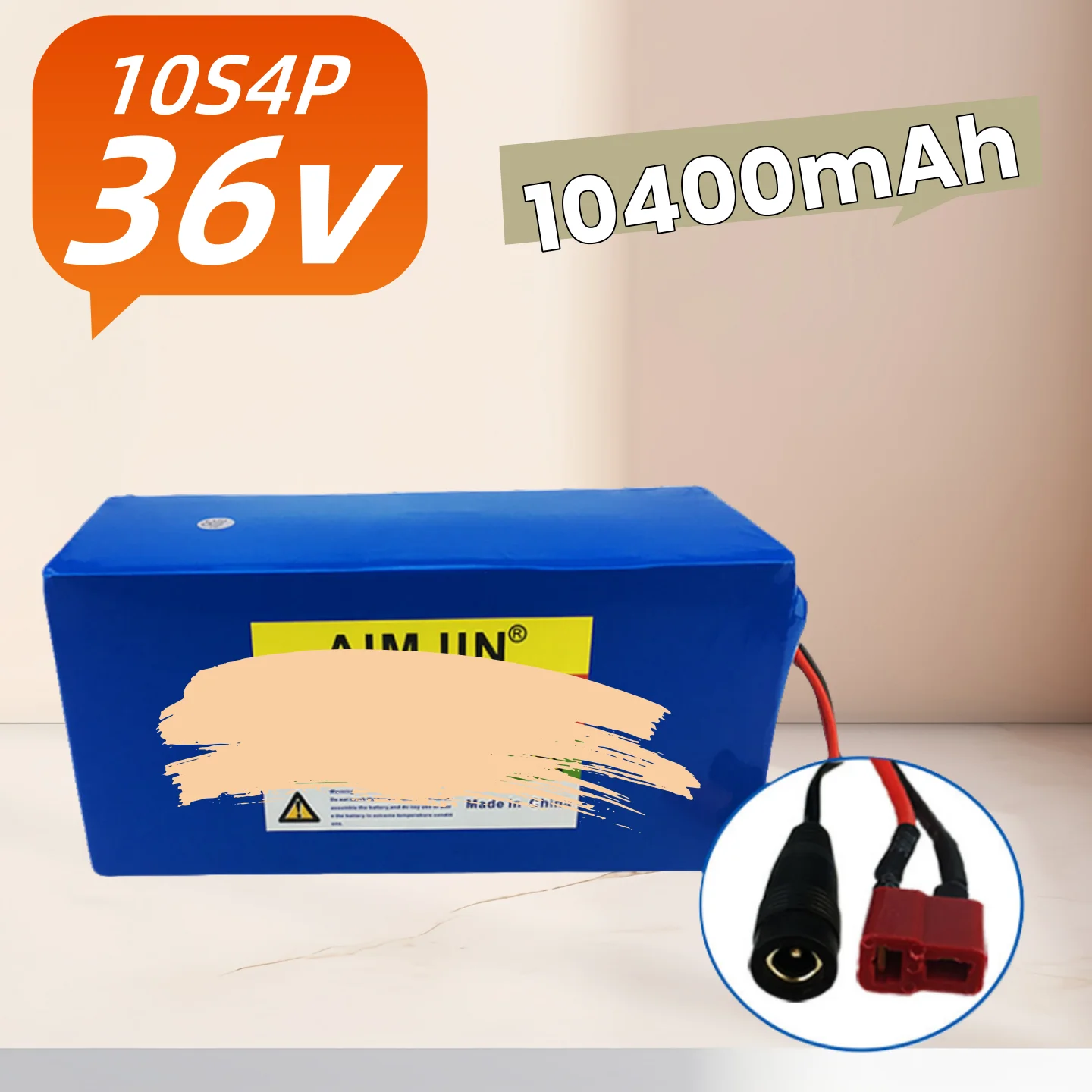 

36V 10400Ah 10S4P 18650 1000W Power Modified Bicycle electric scooter Vehicle Built in BMS Li-ion Battery with charger