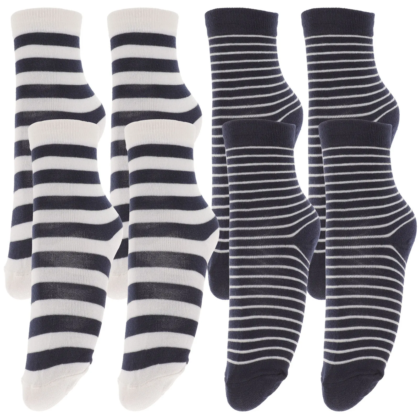 جوارب العجل، جوارب رياضية مخططة كورية للجري والمشي لمسافات طويلة في الهواء الطلق للجنسين، جوارب طويلة مريحة للساق #4