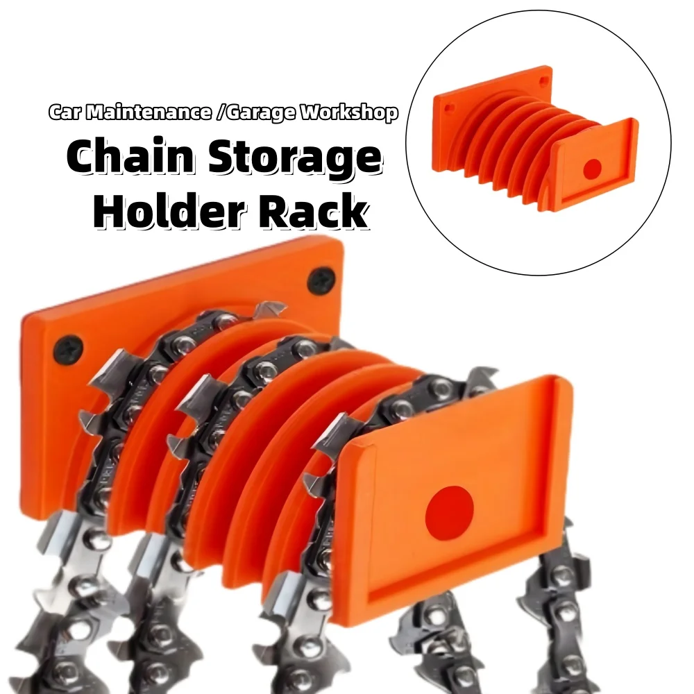 

Car Chain Saw Chain Storage Rack With Screw Holes Wall Mounted Car Repair Tool Storage Holders Racks For Garage Workshop