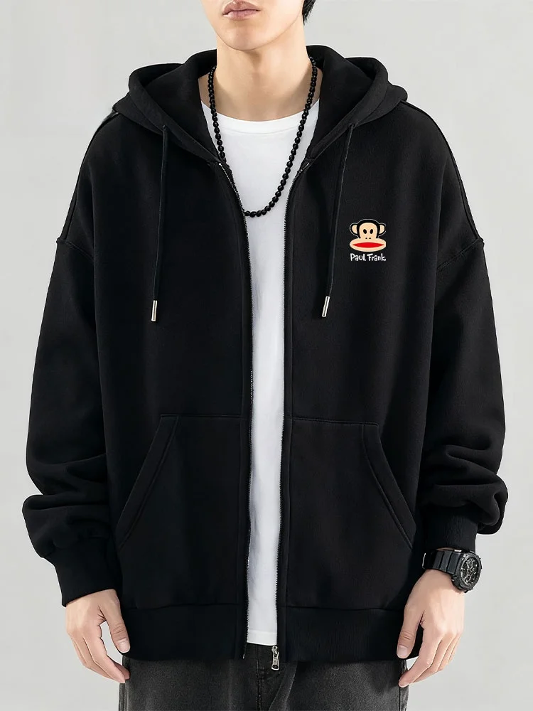

Heavyweight American Casual Hoodie Jaet Men's Spring Bestseller Open Cardigan Sweatirt Breathable Youth Wear
